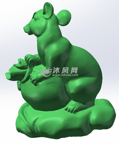 生肖鼠另一视角图