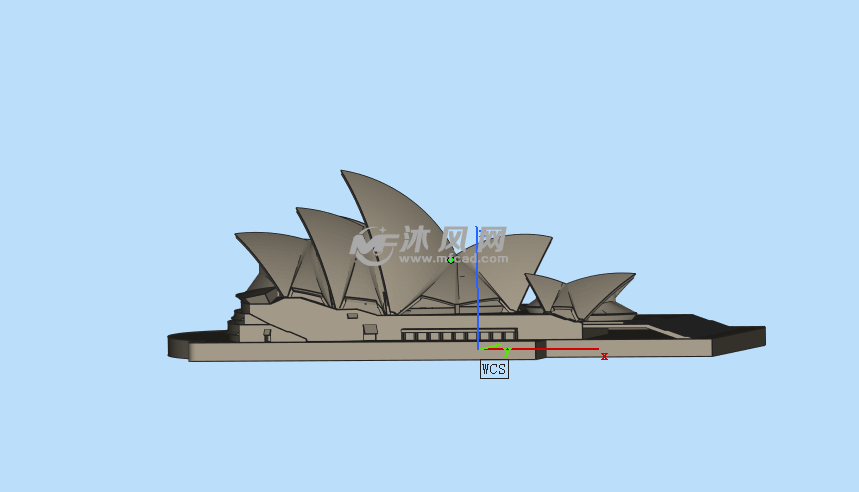 悉尼歌剧院正视图
