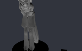 初音未来侧视图