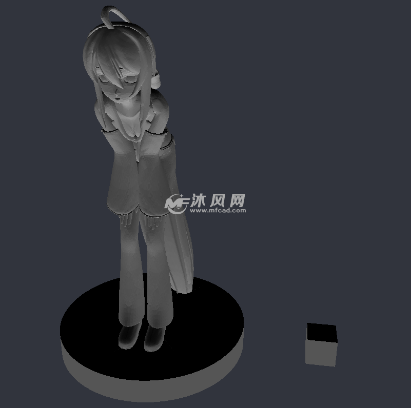 初音未来侧视图