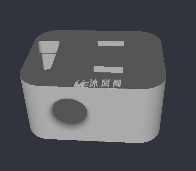 正视图 可以看见孔位