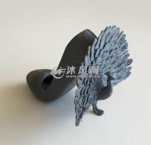 打印成品可以看见开屏