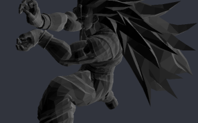 软件模型发功姿势