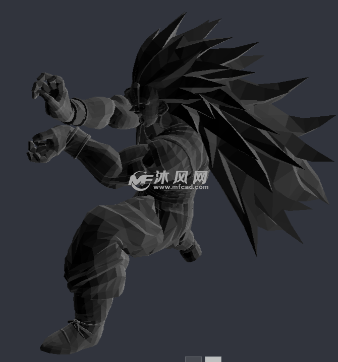 软件模型发功姿势