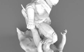 蝙蝠侠大战超人 打印成品