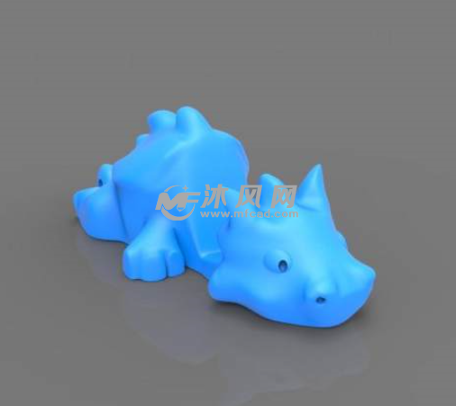 轴测图上色模型