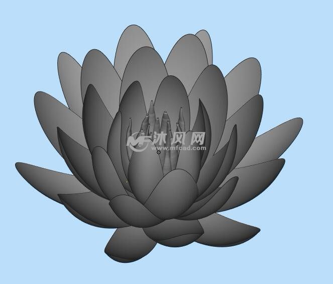 莲花三维模型
