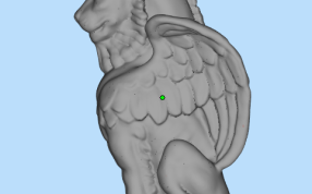 有翅膀的狗侧面图