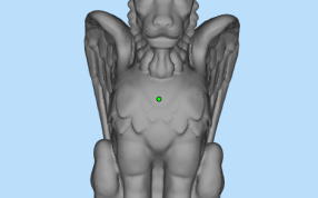 有翅膀的狗正面图