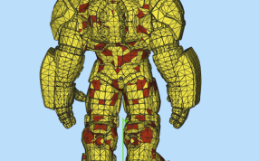 反浩克装甲后视图