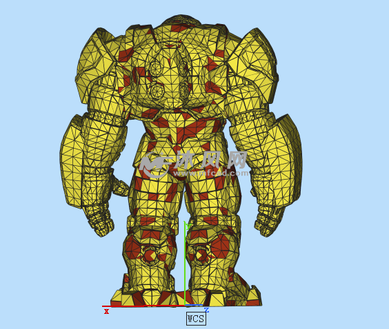 反浩克装甲后视图