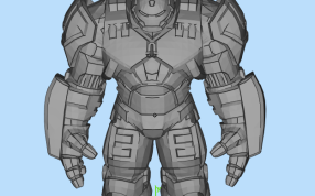 反浩克装甲正视图