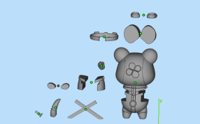 忍者小熊结构细节图