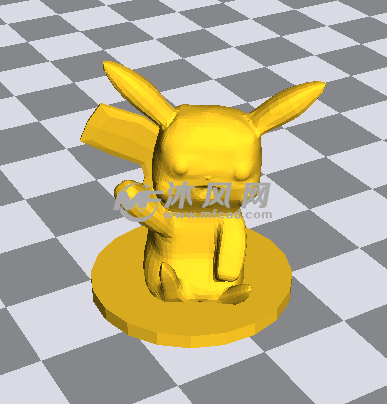 皮卡丘模型正面