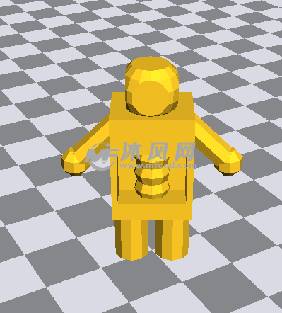 机器人正面效果