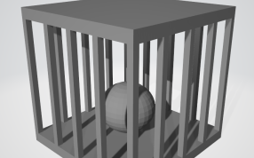 球在笼子里模型