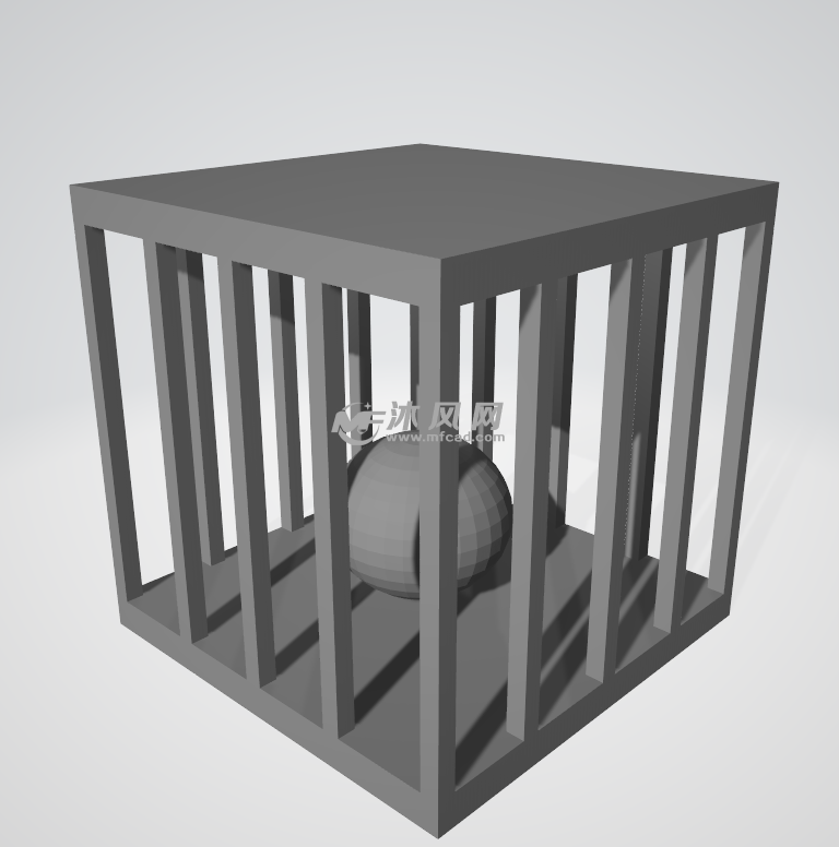 球在笼子里模型