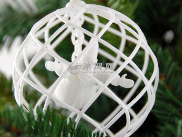 被困住的圣诞老人打印成品