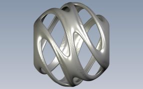 创意螺旋罐 侧视图