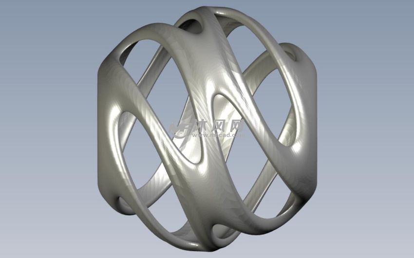 创意螺旋罐 侧视图