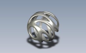 创意螺旋罐 轴测图