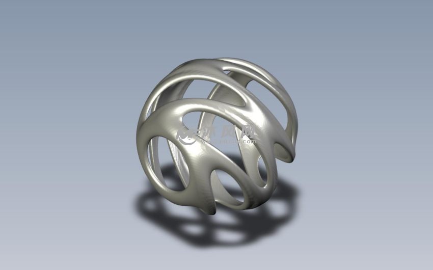 创意螺旋罐 轴测图