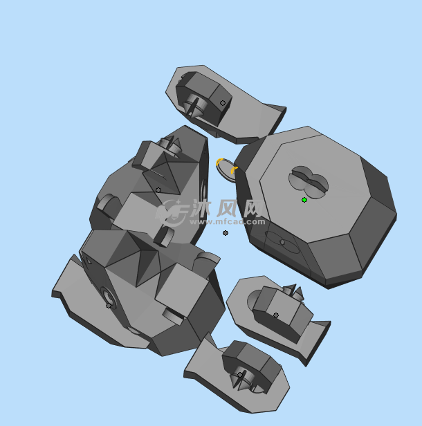 犀牛公仔所有零件