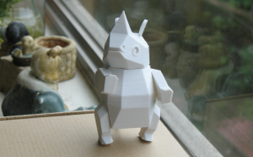 犀牛公仔效果图