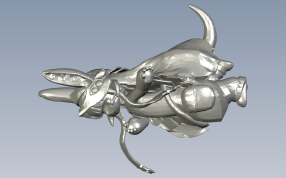 娜娜奇造型侧视图