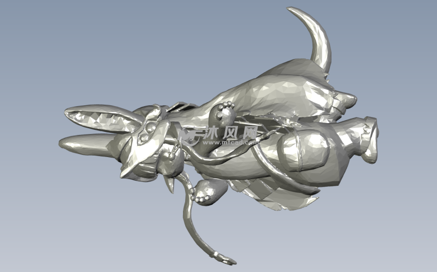 娜娜奇造型侧视图