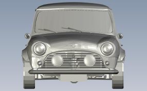 迷你小车造型正视图