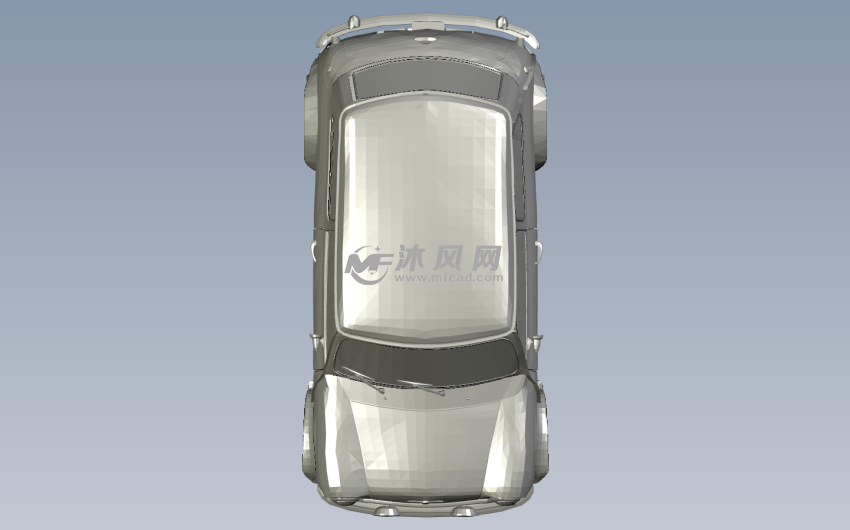 迷你小车造型俯视图