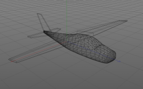 飞机设计模型线性结构图