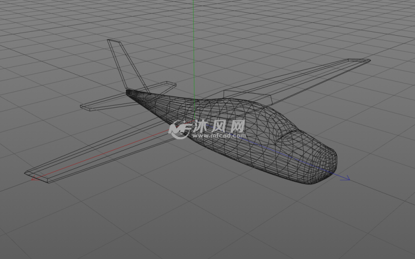 飞机设计模型线性结构图