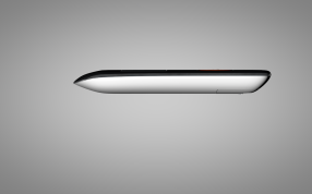 暖桌遥控器左视图