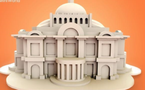 墨西哥国家艺术宫正视图