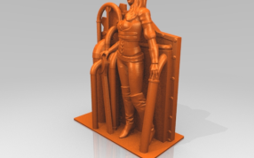 蒸汽朋克女士模型图