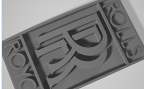 劳斯莱斯的标志轴测图