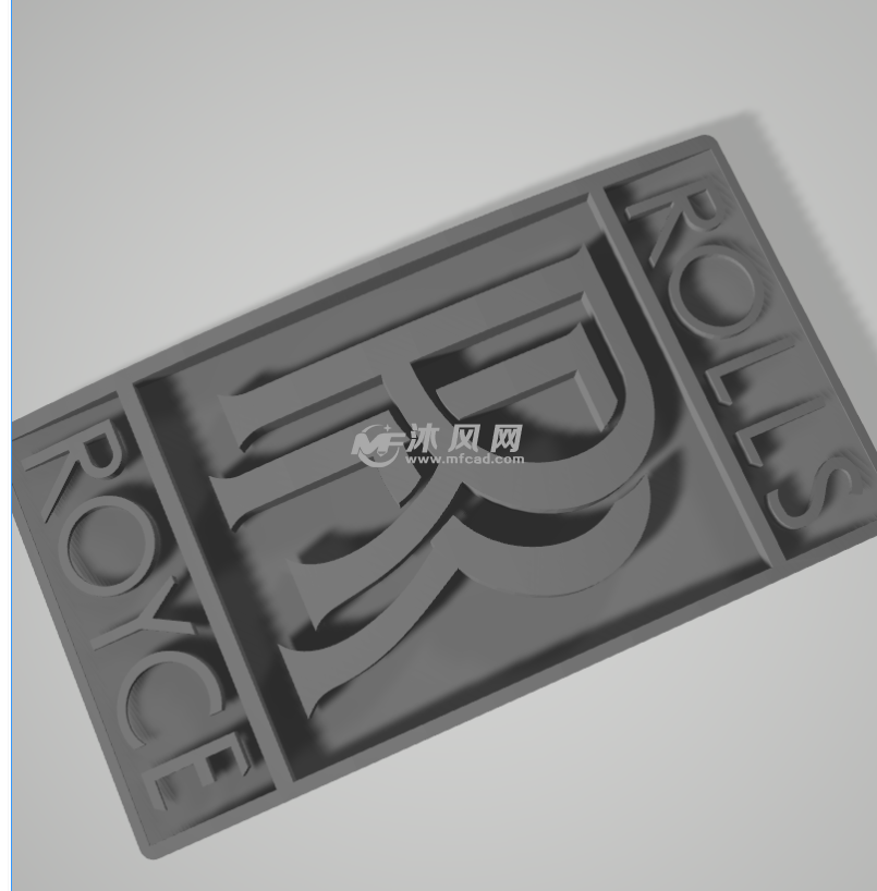 劳斯莱斯的标志轴测图