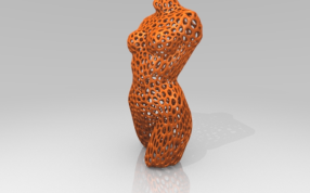 粉红豹的女人轴测图