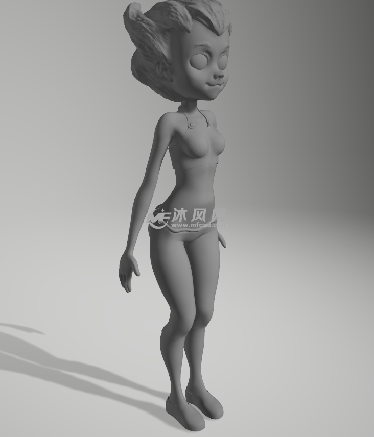 站立的女孩模型