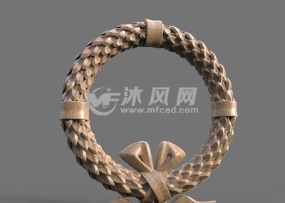 纪念碑花环效果图