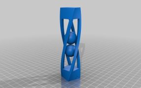 扭曲的笼子效果图