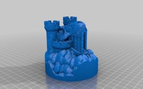 3D打印城堡模型
