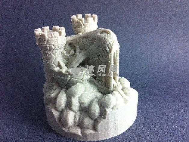 3D打印城堡成品