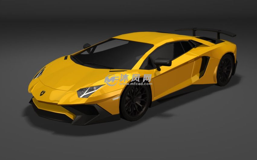 兰博基尼轴测图