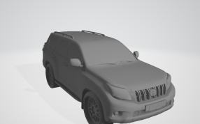 丰田LC普拉多模型图