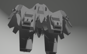 科幻战斗机模型图