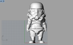 星球大战人偶前视图