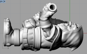 矮人火枪手右视图